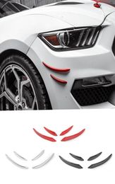 4Color ABS Small Wind Knife Decorative Strip For Ford Mustang 2015 Car High Quality Exterior Accessories4288286