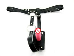 Wholesale-Fetish PU Leather Harnesses Men Anal Butt Plug Panties with Metal Cock Ring Male Belt Sex Games Erotic Toys Sex Product7366232