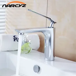 Bathroom Sink Faucets Waterfall Faucet Chrome Brass Basin Mixer Tap Deck Mounted B0908