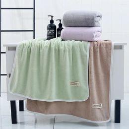 Towel 80x150CM Thickened Coral Velvet Bath Water Absorption Quick-Drying Adult Soft Bathroom Shower Beach Towels