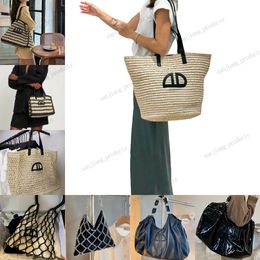 Designers shoulder bags large capacity tote bag straw woven beach bags annie shopping bag AB letters totes outdoor bags hobos fashion womens handbag underarm pouch