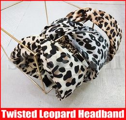 3 Styles Vintage Women Turban Leopard Prints Headband Stretch Hairbands Sport Headbands Yoga Headwrap Bandana Hair Accessori9643437