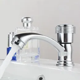 Bathroom Sink Faucets Zinc Alloy Single Cold Basin Faucet Household Hand-washing