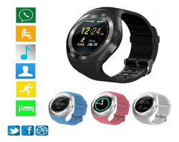 Bluetooth Y1 Smart Watch Relogio Android SmartWatch Phone Call GSM Sim Remote Camera Antilost Intelligent clock Sports Pedometer2494535