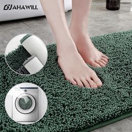 Bath Mats AHAWILL Anti-Slip Mat Absorbent Ultra Fine Fiber Carpet For Bathroom Soft Fur Thickened Doormat Accessories