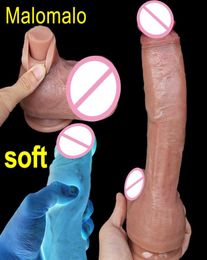 Skin Feeling Realistic Veins Dildo Soft Material Huge Big Penis with Suction Cup Sex Toys for Woman Strapon Female Masturbation2812304326