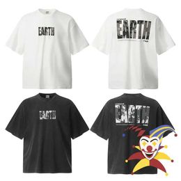 Men's T-Shirts FAR.ARCHIVE EARTH T-shirt Men Women FAR ARCHIVE Nice Washed Tee T Shirt J240402