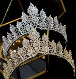 women039s fashion wedding zirconia whole bridal hair accessories headdress birthday crown gift box packaging9821721
