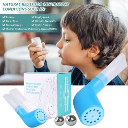 Survival Mucus Removal Device Lung Expander Breathing Exercise Respiratory Muscle Trainer Phlegm Remover Clear Relife DrugFree Therapy