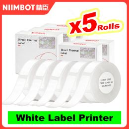 Paper Niimbot D11 D110 D101 Label Paper White Sticker 12*50mm 15*30mm 12*40mm Thermal Waterproof Printing for Official Label Maker