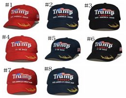 8 styles Newest 2024 Trump Baseball Cap USA Presidential Election TRMUP same style Hat Ambroidered Ponytail Ball Cap DHL4766375