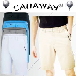 Shorts CAIIAWAV Golf Shorts Mens Summer Slim Fit Baseball Sweatpants Male Elastic Sports