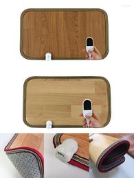 Carpets Anti-wood Grain Electric Heating Floor Mat Toe Heater Pad 30 X50cm Office Home With Temperature Controller