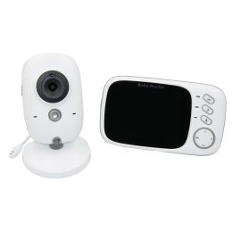 Monitors 2.4G Wireless 3.2 inch Wireless Video Color Baby Monitor High Resolution Baby Security Camera Night Vision