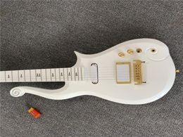 High quality prince cloud electric guitarWhite electric guitar with Maple fingerboard neck with alder body guitars guitarra2425262