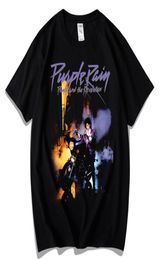 Men039s TShirts Prince Purple Rain And The Revolution T Shirt Emo Punk Shirts Rock Hippie Men Oversize Tshirts Goth Gothic Tee2431984