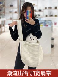 Cat Carriers Portable Bag For Going Out Carrying Crossbody Dog Backpack