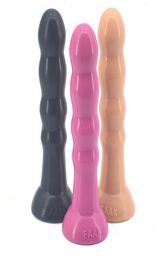 Long beads anal dildo with suction cup ball butt plug lollipop shape anal stopper bar adult products sex toys masturbator9451105