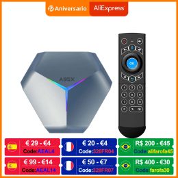 Box A95X F4 Amlogic S905X4 Android 11 RGB Smart TV Box 4GB 64GB 32GB 128GB Support Dual Wifi 8K Youtube Media Player A95XF4 2GB 16GB