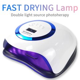 Blade Gel Uv Led Nail Lamp 60led Manicure Nail Light Nail Dryer for Gel Nails Polish with Motion Sensor Touch Switch 4 Timer Mode