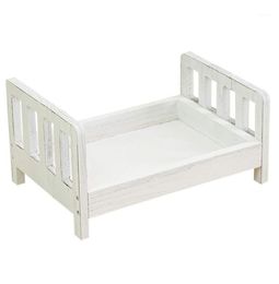 Baby Cribs Born Props For Pography Wood Detachable Bed Mini Desk Tables Background Accessories3741422