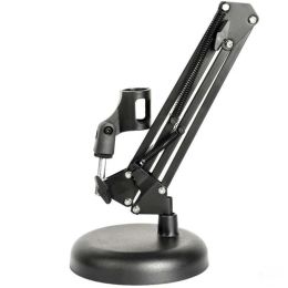 Stand RISEExtendable Microphone Holder Table Stand Lazy Bracket 360° Rotatable With Clamp Flexible Articulating Arm For Mic