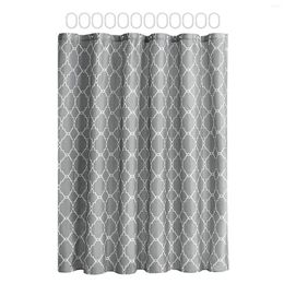 Shower Curtains Printing With 12 Hooks Waterproof Home Decor Polyester Curtain Thickened Fabric For Bathroom School Dormitory Fastness