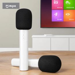 Microphones XIAOMI MIJIA Handheld Karaoke Microphones For PC Computer TV KTV Player Phone Live Home Podcast Equipment Gaming AI Bel Canto