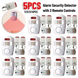 Detector 15pcs Wireless Motion Sensor Alarm Security Detector Indoor Outdoor Alert Systeem Met Afstandsbediening Voor Thuis Garage