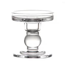 Candle Holders Tall Glass Holder Tealight Creative Durable Candlestick Home Decoration Container Decorative