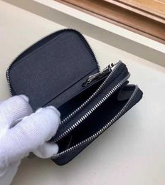 Fashion Double Zipper Coin Case Key Holder Coin Wallets M58106 Brown Leather Key Holder N58106 Multifunction Key Wallet5538941