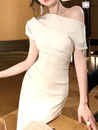 Fashion Women Elegant Bodycon Slim Midi Party Dress Sexy Vintage Casual Prom Birthday Vestidos Female Chic Clothes Robe 240408