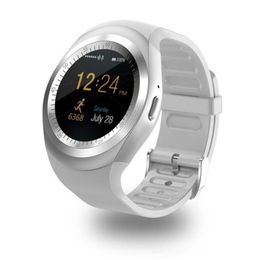 Bluetooth Y1 Smart Watches Reloj Relogio Android Smartwatch Phone Call SIM TF Camera Sync For Sony HTC Huawei Xiaomi Phone Watch2688132