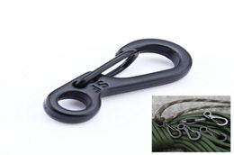 Outdoor Mini Aluminium Alloy Hang Buckle Survival EDC Gear Carabiner Key Chain Clip Quickdraw Key Chain Travel Tools9041577