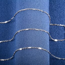 Chains 2.2mm Wide Dainty Stainless Steel Rolo Necklace For Women Men Polish O Chain Silver Color Choker Jewelry Accessories On Neck