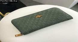 Factory direct selling women bag retro woven long wallet personalized hollowed out brand wallet fashion Embossed Leather Womens Wa9509701