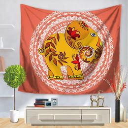 Tapestries Home Decorative Wall Hanging Carpet Tapestry Rectangle Bedspread Mandala Elephant Fashion Pattern GT1168