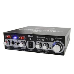 Amplifier Wireless Bluetooth 5.0 Audio Power Amplifier Stereo Receiver High Power Amplifier 200W Dual Channel Power Amplifier