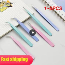 Drinking Straws 1-5PCS Multifunctional Plier For Nail Stickers Manicure Accessories Stainless Steel Clip Long-lasting Durable Portable