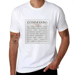 Men's Tank Tops The Extremoduro Innate Law T-Shirt Summer Clothes Edition T Shirt Man Short Sleeve Tee Men