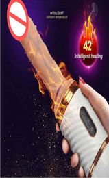 Automatic Heated Telescopic Dildo Vibrators for Women Sex Machine Retractable Penis Vibrator Female Masturbation Adult Sex Toys9208951