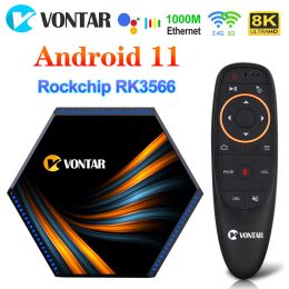 Box VONTAR KK MAX TV Box Android 11 8GB RAM 64GB 128GB 4GB 32GB RK3566 Wifi 4K 8K Google Assistant Youtube Media player set top box