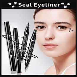 24H long-lasting liquid Eyeliner Classic Quick-drying waterproof black charm Luquid Seal eyeliner Pen