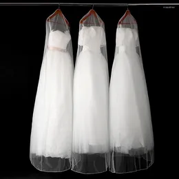 Storage Boxes 1pc Home Tulle Dust Cover Mesh Transparent Soft Long 160cm/180cm Dress Wedding Protector Yarn