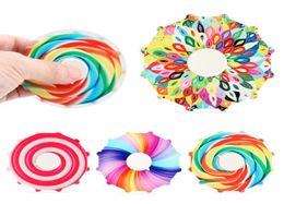 Toys For Kids Adult Gyro Toy Candy Color Double UV Printed Relief Stress Educational Fingertip Early education Digits Gift mix col9121080