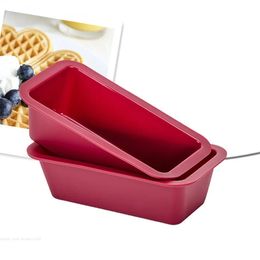 Silicone Baking Moulds NonStick Rectangle Cake Pans Mini Loaf Pan Easy Release Bread Toast Mould Kitchen Accessories Pastry Tool