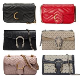 Luxury designer dionysus bag chain bag 3 sizes cross body shoulder bag handbag genuine leather Handbag purse messenger bag mini bag clutch bags for women designer bag