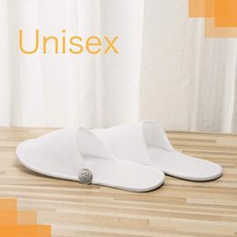 20/40/60 Pairs Spa Slippers for Home el Guests Closed Toe Bathroom Disposable Slippers Non-Slip Slipper Fit Women Men Unisex 240408