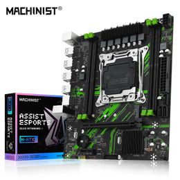 MACHINIST X99 PR9 Motherboard Support LGA 20113 Intel Xeon E5 V3 V4 CPU DDR4 RAM SATANVME M2 Slot 240326