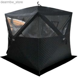 Tents and Shelters Winter Outdoor Fishing Tent Portable Sauna Tent Warm Large Ice Fishing Tent No Floor Tent Camping Winter Camping Snow Tent L48